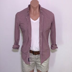 American Eagle Seriously Soft Burgundy Shirt